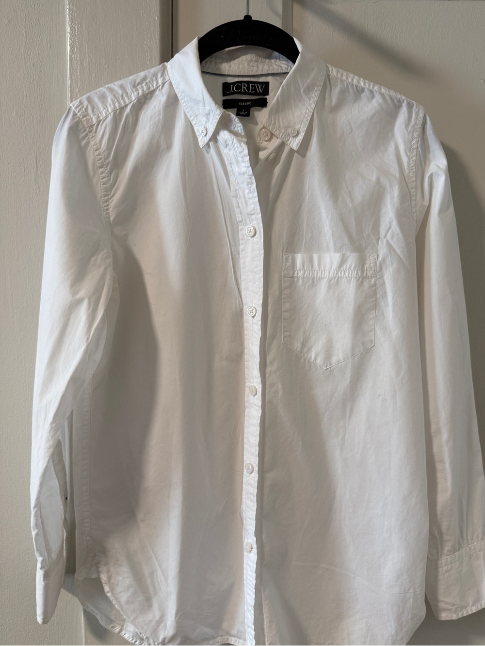 J.Crew women’s White Button-Down Shirt
